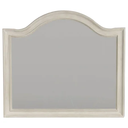 Transitional Arched Mirror with Beveled Glass